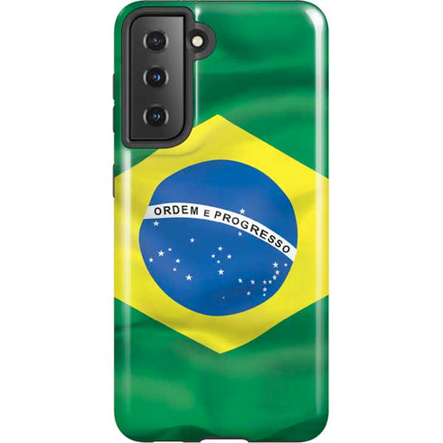 Brazil Flag Galaxy S21 5G Pro Case